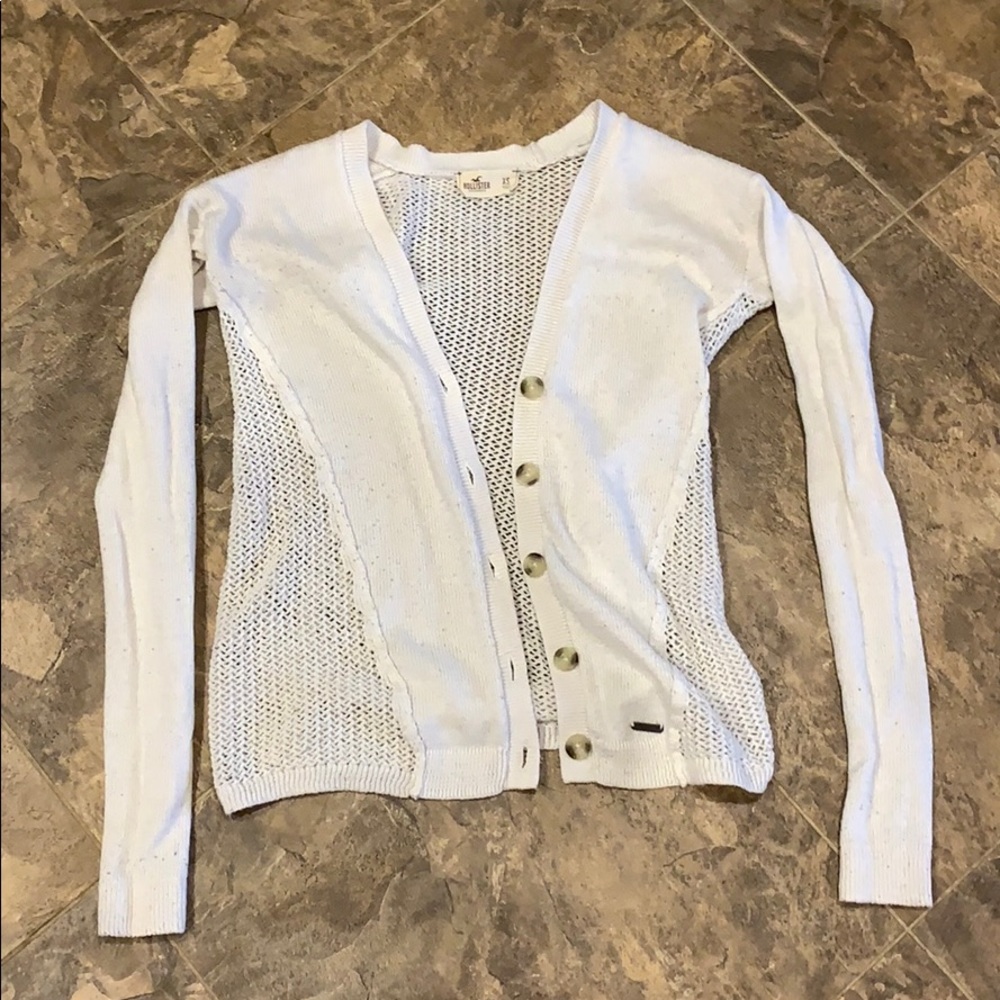 Hollister White sweater